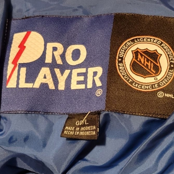 NWT NHL Colorado Avalanche Hockey Pro Down Puff Coat Red Jacket Hood Men's Large - Picture 6 of 14